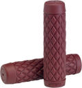 BILTWELL Grips - Torker - 1" - Oxblood 6705-0301