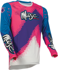 MOOSE RACING Agroid Jersey - Pink/Blue/Purple - XL 2910-6383