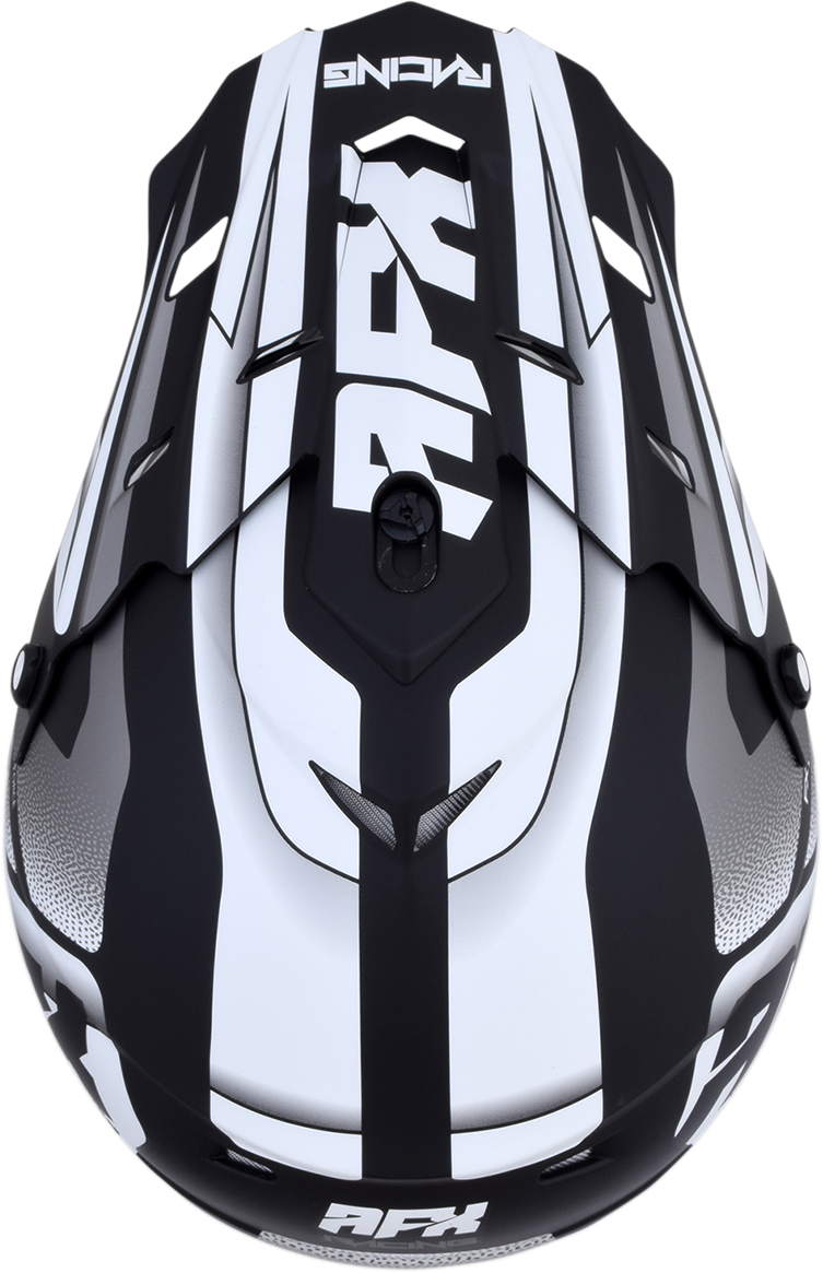 AFX FX-17 Helmet - Force - Matte Black/White - Small 0110-5197