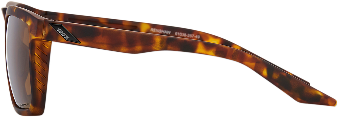 100% Renshaw Sunglasses - Havana - Bronze 61038-257-49