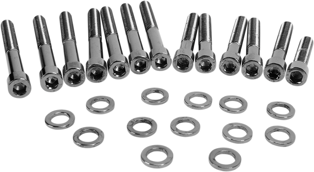 DRAG SPECIALTIES Bolt Kit - Smooth - Camshaft Cover MK687SBK