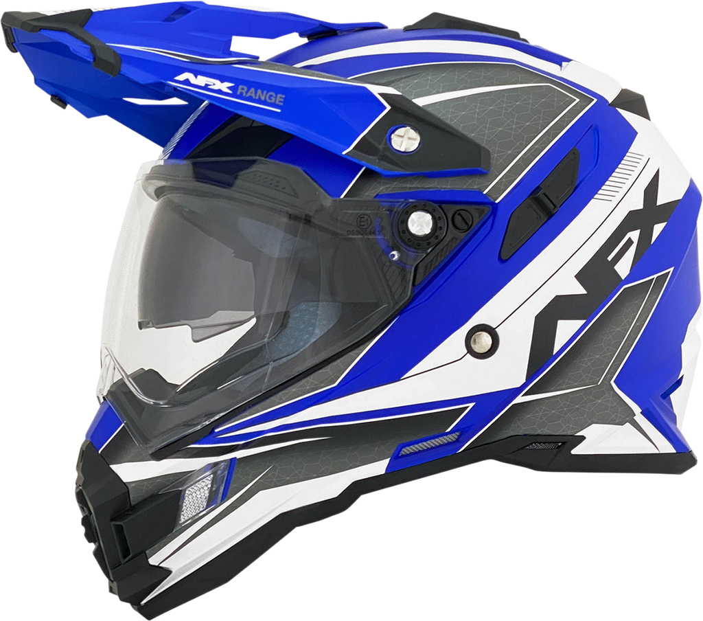 AFX FX-41 Helmet - Range - Matte Blue - Small 0140-0071
