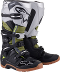 ALPINESTARS Tech 7 Enduro Boots - Black/Silver/Green - US 14 2012114-1916-14