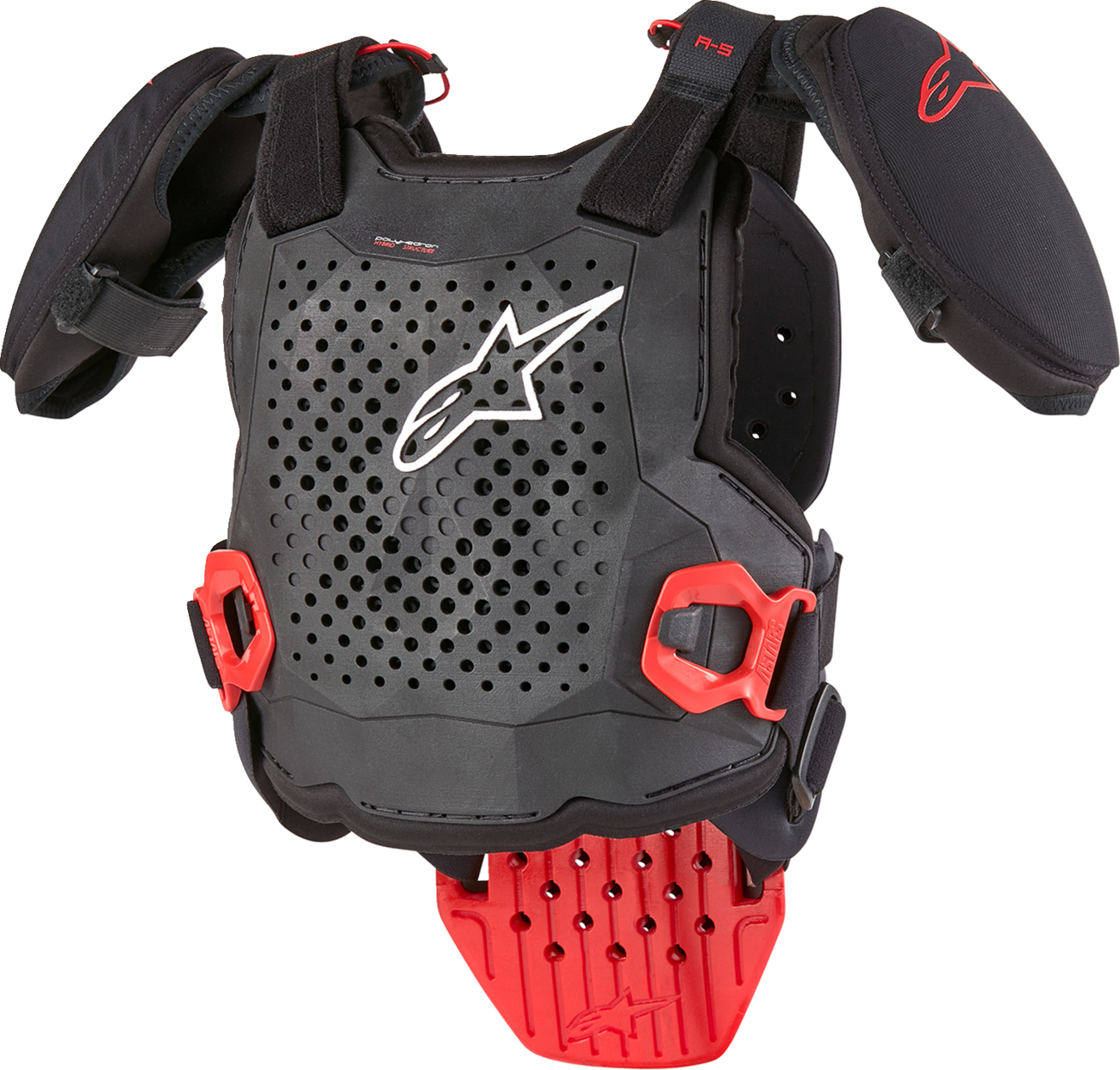 ALPINESTARS Youth A5 S v2 Body Armor - Black/White/Red - L/XL 6740224-123-LXL