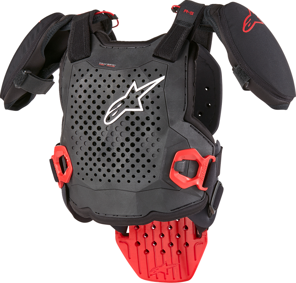 ALPINESTARS Youth A5 S v2 Body Armor - Black/White/Red - S/M 6740224-123-S/M