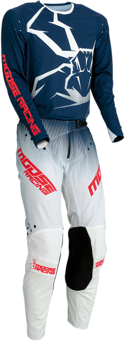 MOOSE RACING Agroid Pants - Navy/White - 34 2901-8482