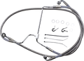 DRAG SPECIALTIES Brake Line - +12" - Stainless Steel 614085-12