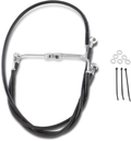 DRAG SPECIALTIES Brake Line - Front - Black - +10" LENGTH S/B 16"/35 1/2" 644410-10BLK