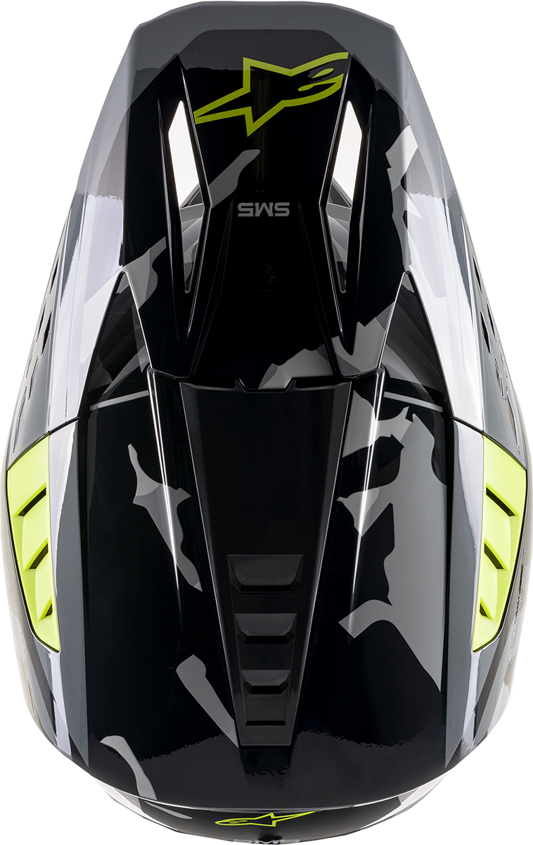 ALPINESTARS SM5 Helmet - Rover - Gray/Yellow - XL 8303921-1592-XL