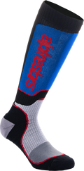 ALPINESTARS Youth MX Plus Socks - Black/White/Blue/Red - Medium/Large 4742324-1226-ML