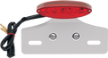 DRAG SPECIALTIES Taillight/License Plate Mount - Cat Eye -Red Lens - Clear LED L24-65D9RLEDK