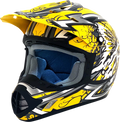AFX FX-17Y Helmet - Butterfly - Matte Yellow - Small 0111-1393