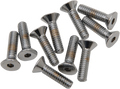DRAG SPECIALTIES 1/4X20X1.2 Chrome Flat Head MPB368