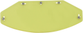 AFX Vintage 5-Snap Shield - Flat - Yellow 0131-0074