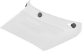 AFX Vintage 3-Snap Visor - 3-Vents - Gloss White 0132-1021