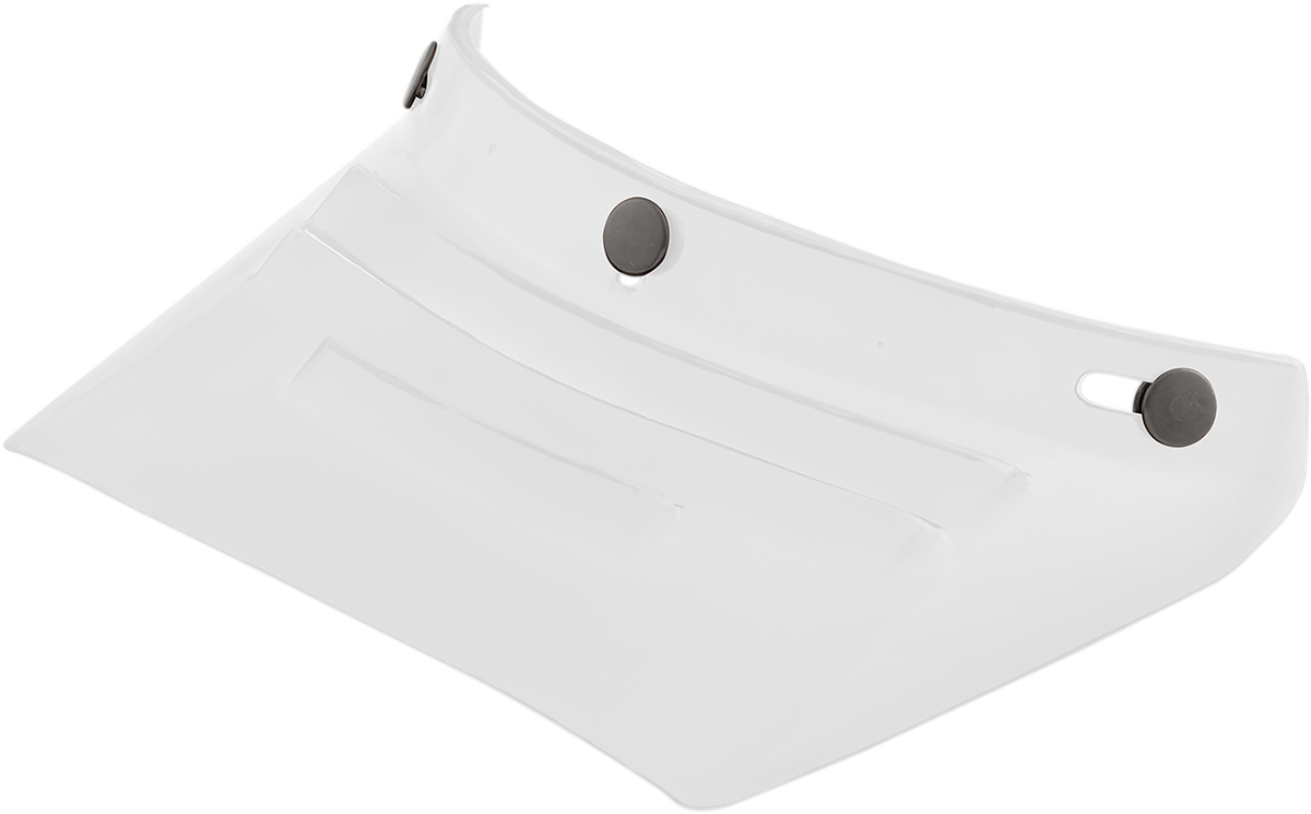 AFX Vintage 3-Snap Visor - 3-Vents - Gloss White 0132-1021