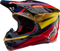 ALPINESTARS Supertech M10 Helmet - Era - MIPS® - Gloss Gold/Yellow/Rio Red - XS 8301223-5938-XS