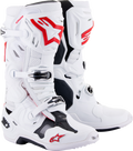 ALPINESTARS Tech 10 Supervented Boots - White/Red - US 7 2010520-2230-7