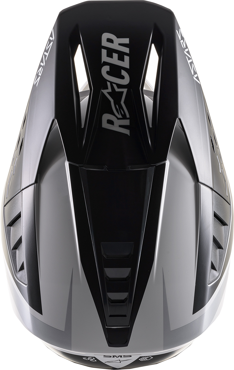 ALPINESTARS S-M5 Rayon Helmet Matte Light Grey/Blk/Slvr Xs 8304121-928-XS