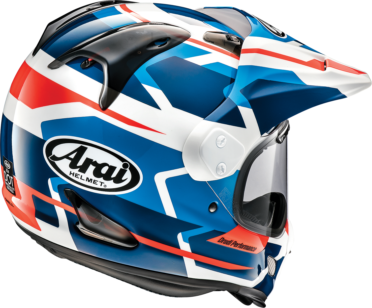 ARAI XD-4 Helmet - Depart - White/Blue - Medium 0140-0234