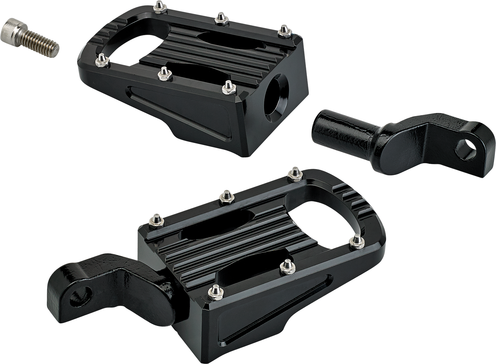 BILTWELL Punisher Footpeg - Step - Black 7005-203-02