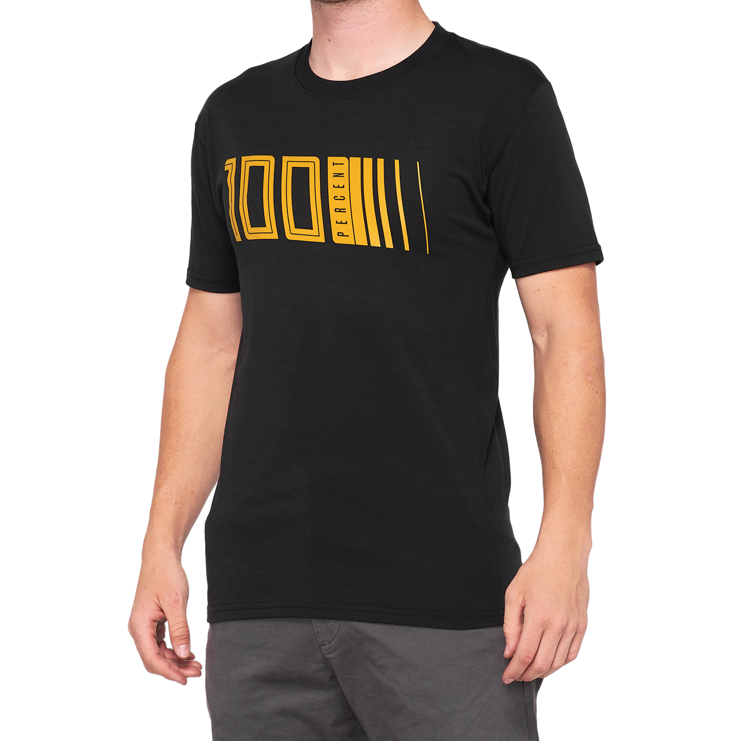 100% Tech Pulse T-Shirt - Black - Small 35018-001-10