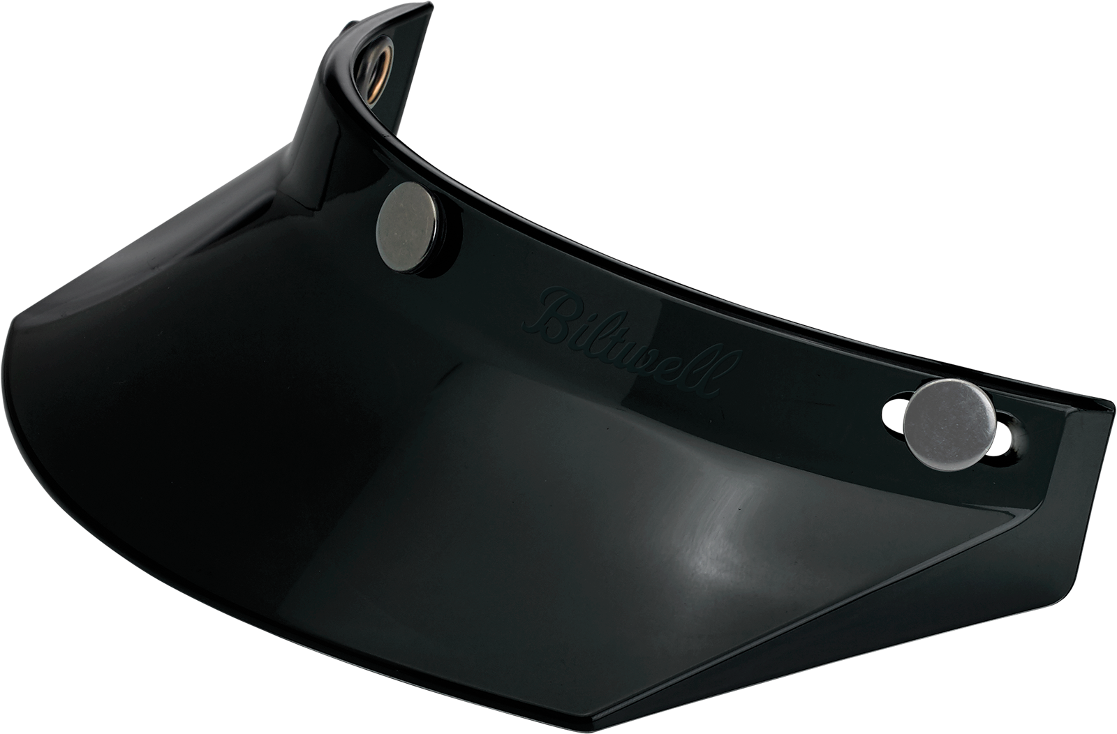 BILTWELL Moto 3-Snap Visor - Black 2002-561