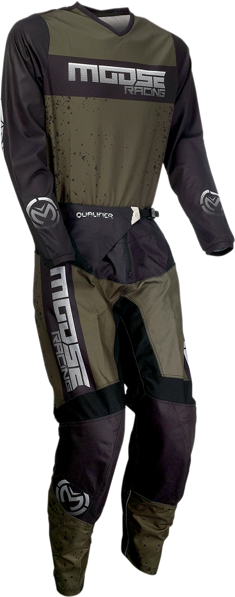 MOOSE RACING Qualifier Jersey - Olive/Black - Medium 2910-6638