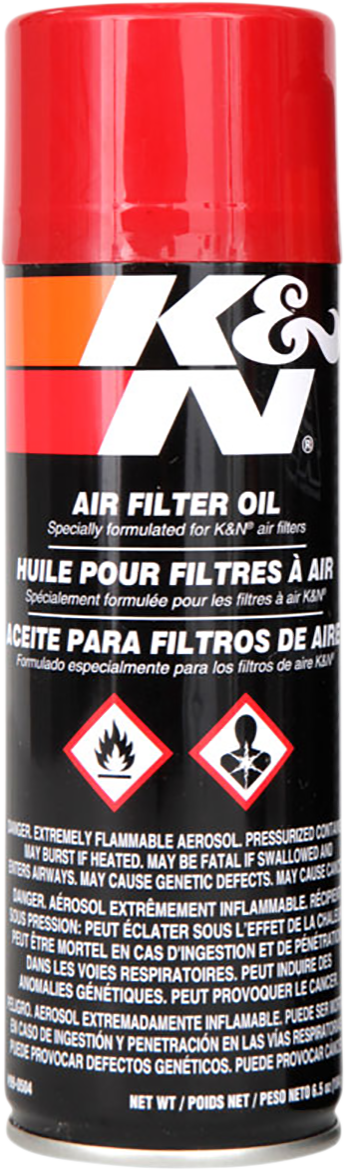 K & N Air Filter Oil - 6.5 oz. net wt. - Aerosol 99-0504