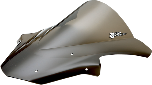 Zero Gravity Double Bubble Windscreen - Smoke - ZX10 16-263-02