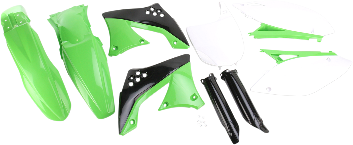 ACERBIS Full Replacement Body Kit - OEM Green/Black/White 2198060145