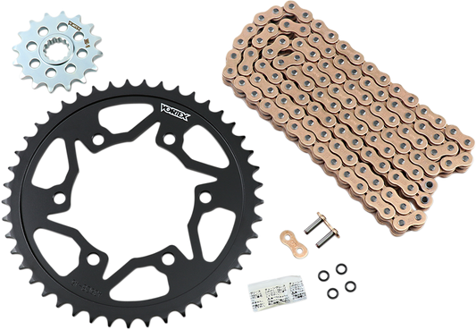 VORTEX Chain Kit  525 - Gold - Yamaha - YZF-R6 2006-2020	 CKG6132