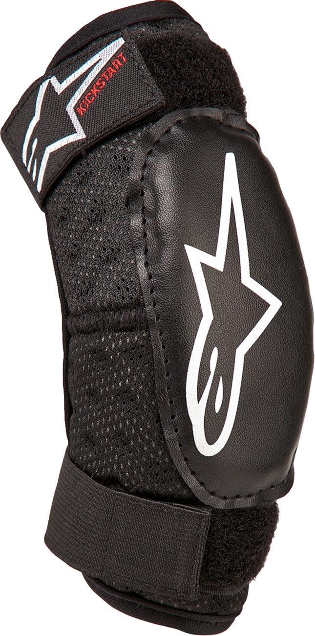 ALPINESTARS Youth Bionic Action Kickstart Guards - Elbow - Black/Red - 7/9 6540824-13-7/9