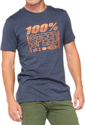 100% Trademark T-Shirt - Heather Navy - Medium 32134-015-11