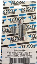 DRAG SPECIALTIES Rear Brake Smooth Bolt Kit - Chrome - M8 MK785S