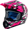AFX Fx-17y Helmet - Butterfly - Matte Hot Pink - Medium 0111-1379