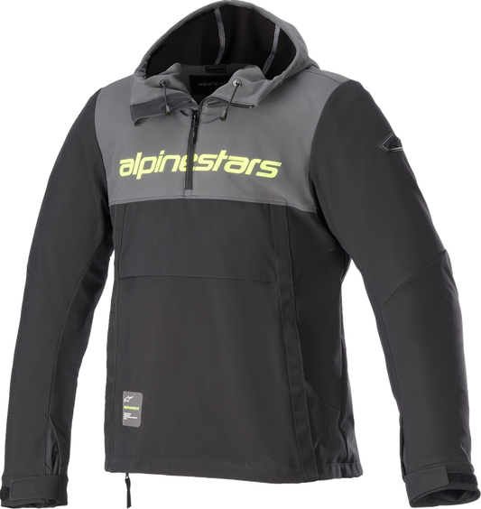 ALPINESTARS Sherpa Jacket - Black/Gray/Yellow - 3XL 4208123-9151-3X