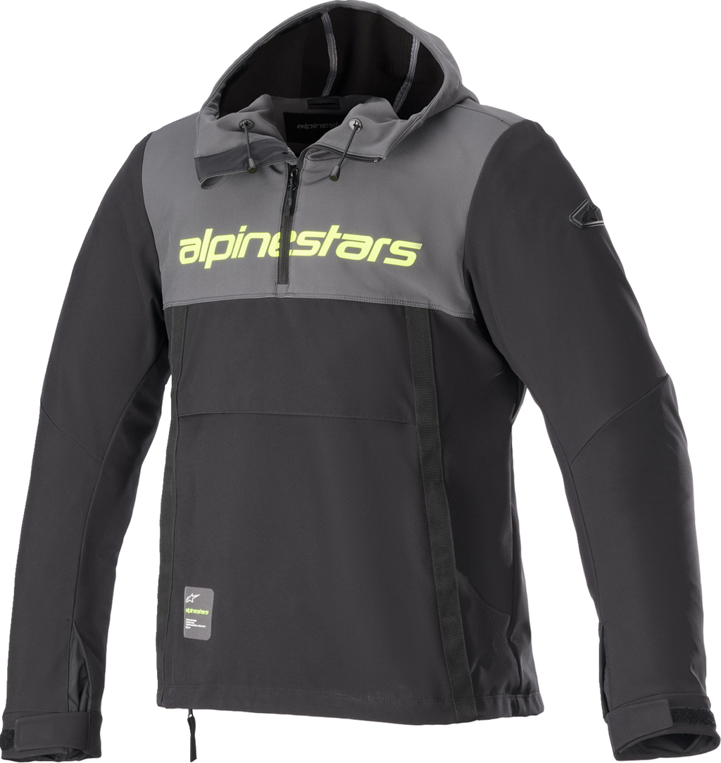 ALPINESTARS Sherpa Jacket - Black/Gray/Yellow - 2XL 4208123-9151-2X