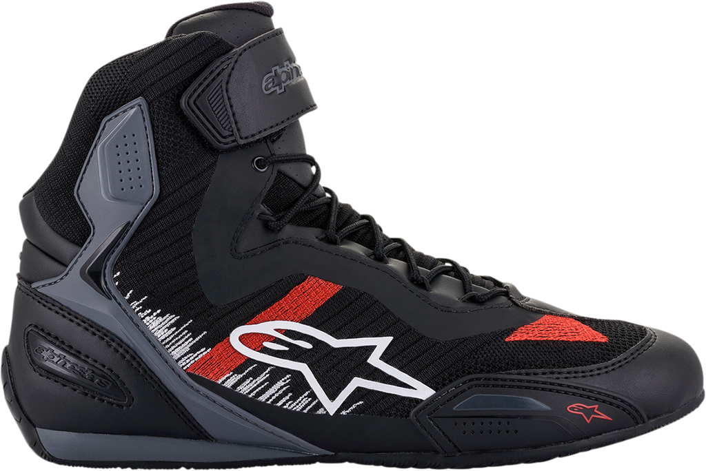 ALPINESTARS Faster-3 Rideknit® Shoes - Black/Gray/Red - US 9 251031911659