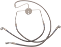DRAG SPECIALTIES Brake Line - Front - +8" - Stainless Steel LENGTH S/B 16"/33 1/2" 644410-8