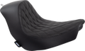 DRAG SPECIALTIES Solo Seat - Double Diamond - Black Stitching - '18-'22 FL/FX 0802-1513