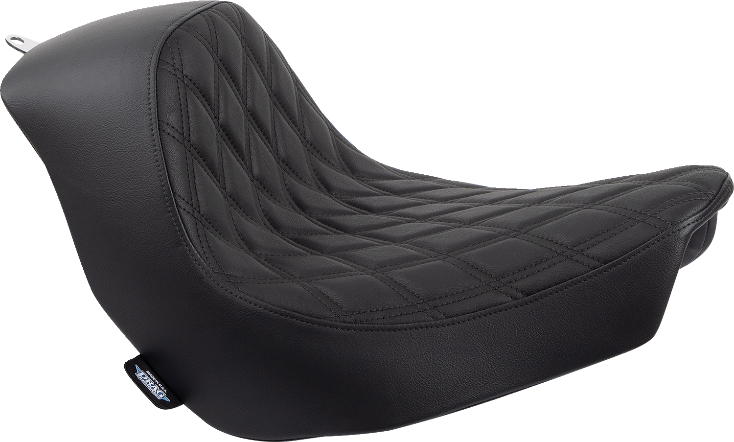 DRAG SPECIALTIES Solo Seat - Double Diamond - Black Stitching - '18-'22 FL/FX 0802-1513