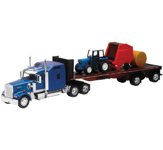New Ray Toys Kw W900 Fltbd Tractor 1:32