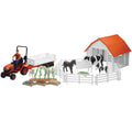 New Ray Toys Kubota Farm Trctr Ani Set 1:18