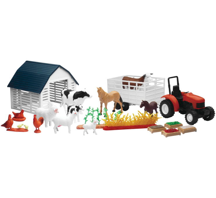 New Ray Toys Country Life Deluxe Farm Set