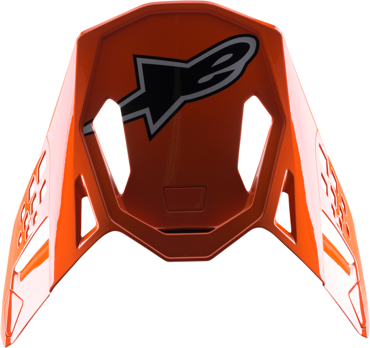 ALPINESTARS Supertech M8 Visor - Factory - Blue/Fluo Orange/Fluo Yellow 8982222-7445