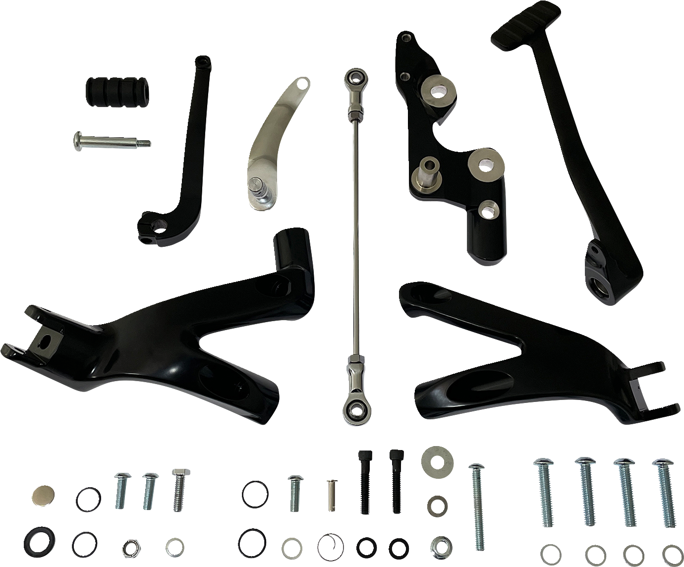 DRAG SPECIALTIES Rider Floorboard Mount - Black P17-0436GB