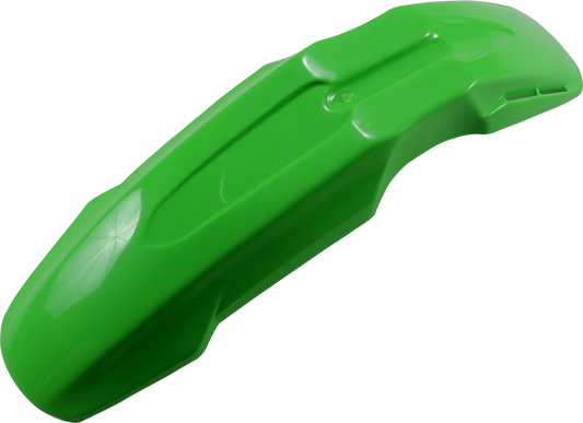 UFO Universal Supermoto Front Fender - Green PA01029-026