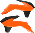 ACERBIS Radiator Shrouds - Orange/Black 2314251008