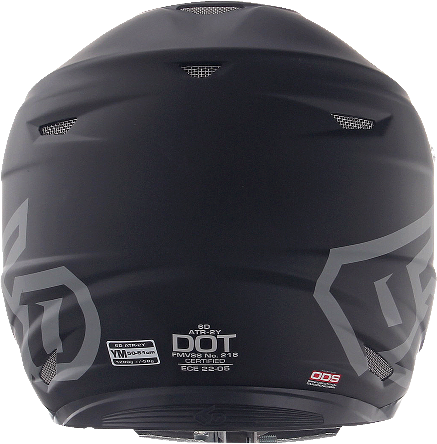 6D ATR-2Y Helmet - Matte Black - Large 11-5602